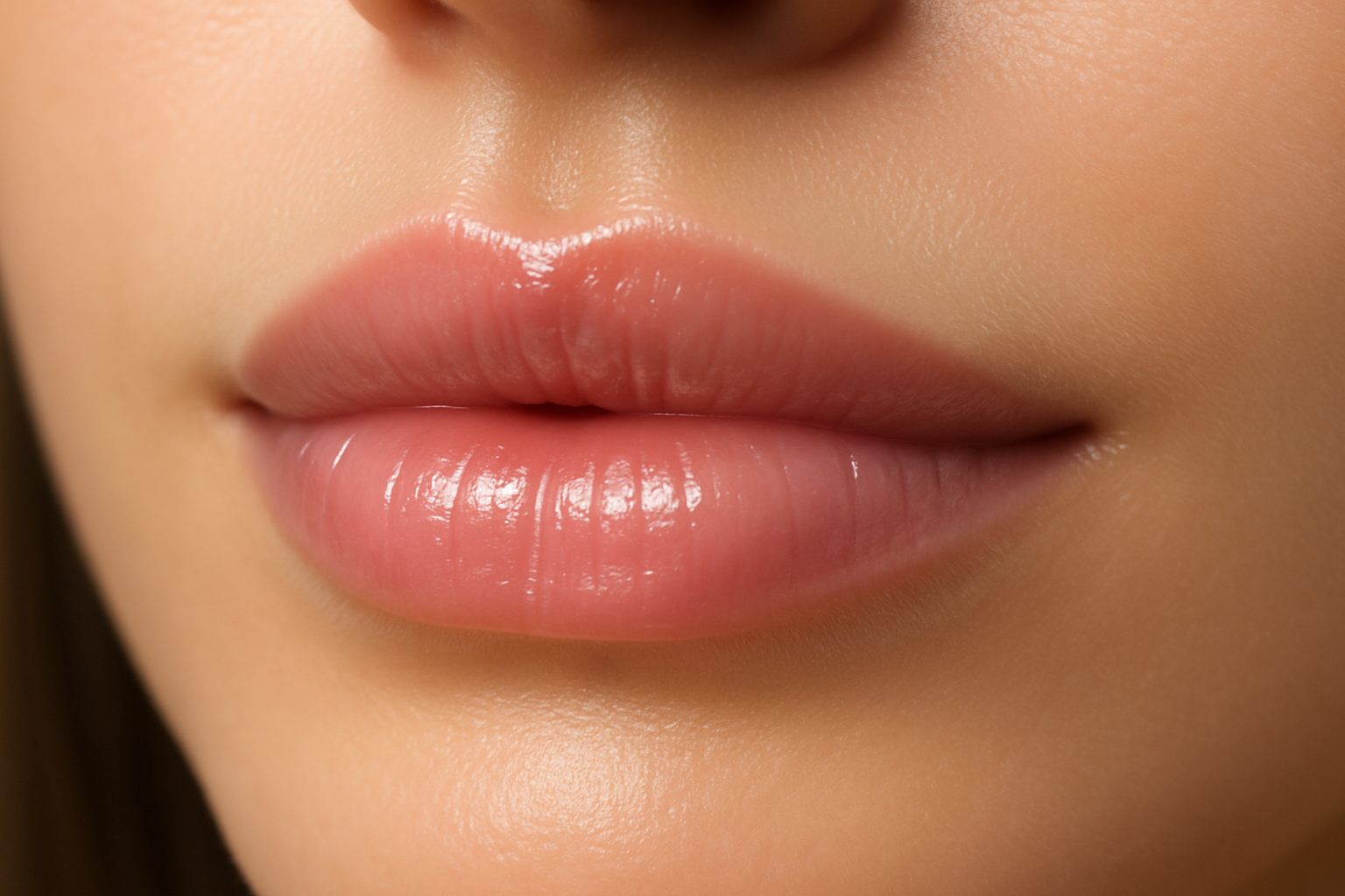 a woman's healthy hydrated lips