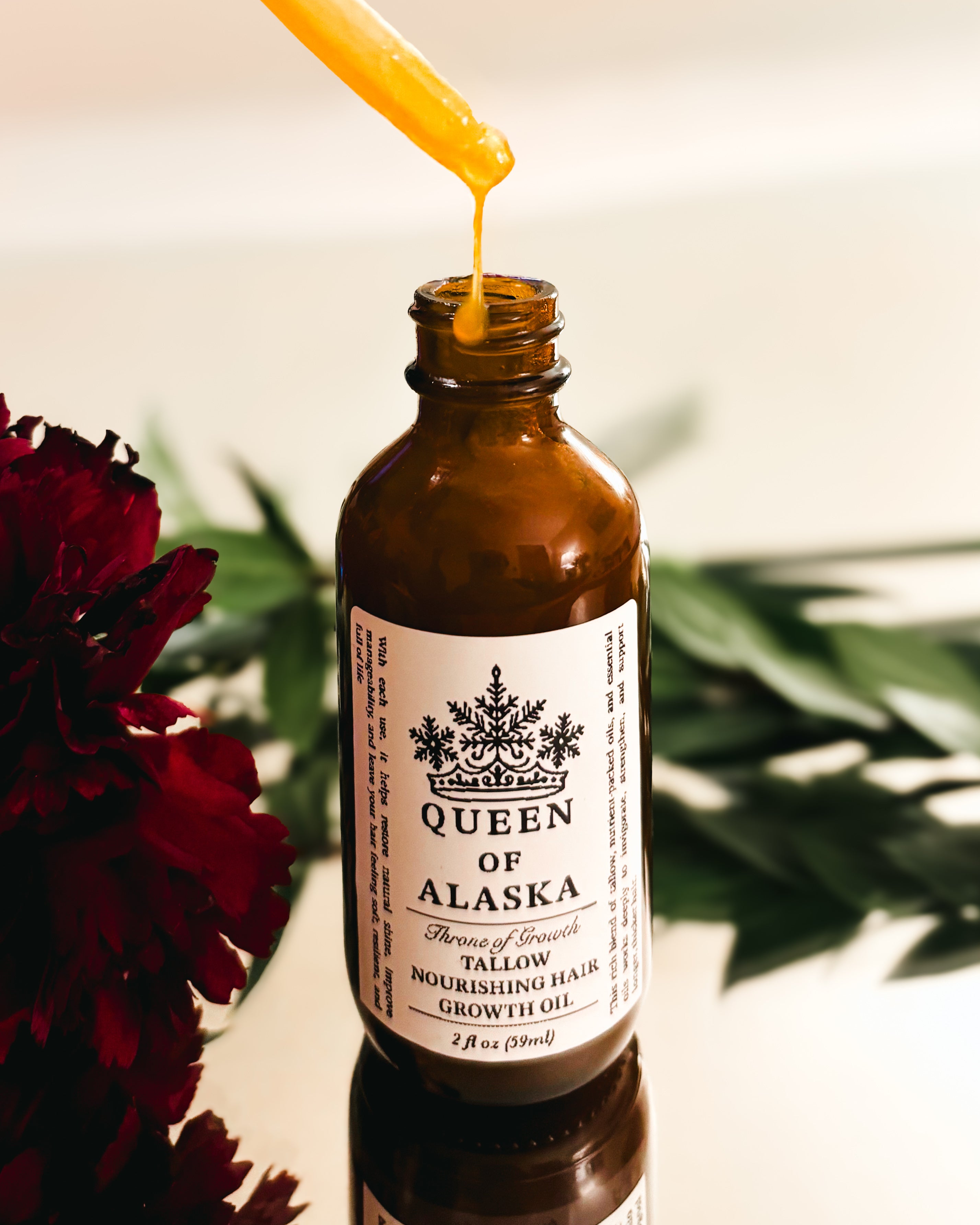Throne of Growth Tallow Nourishing Hair Growth Oil