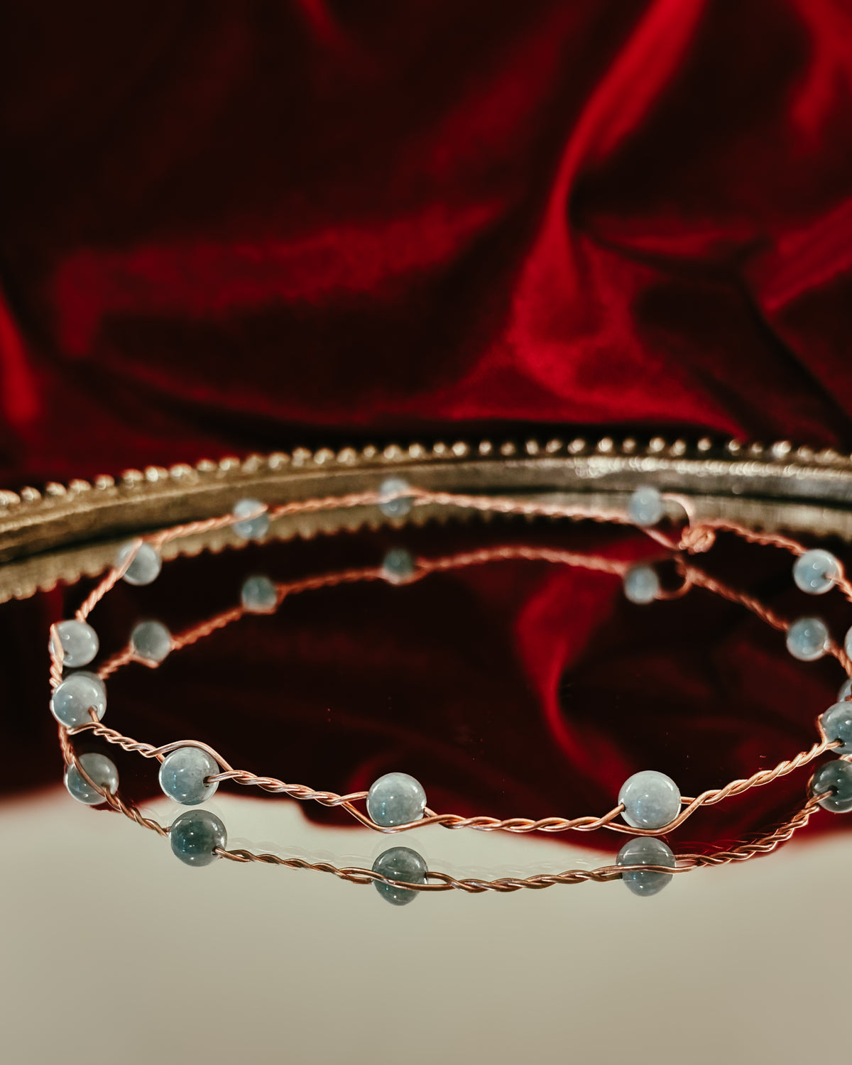 Jade Circlette - Jade and Copper - Standard Weight