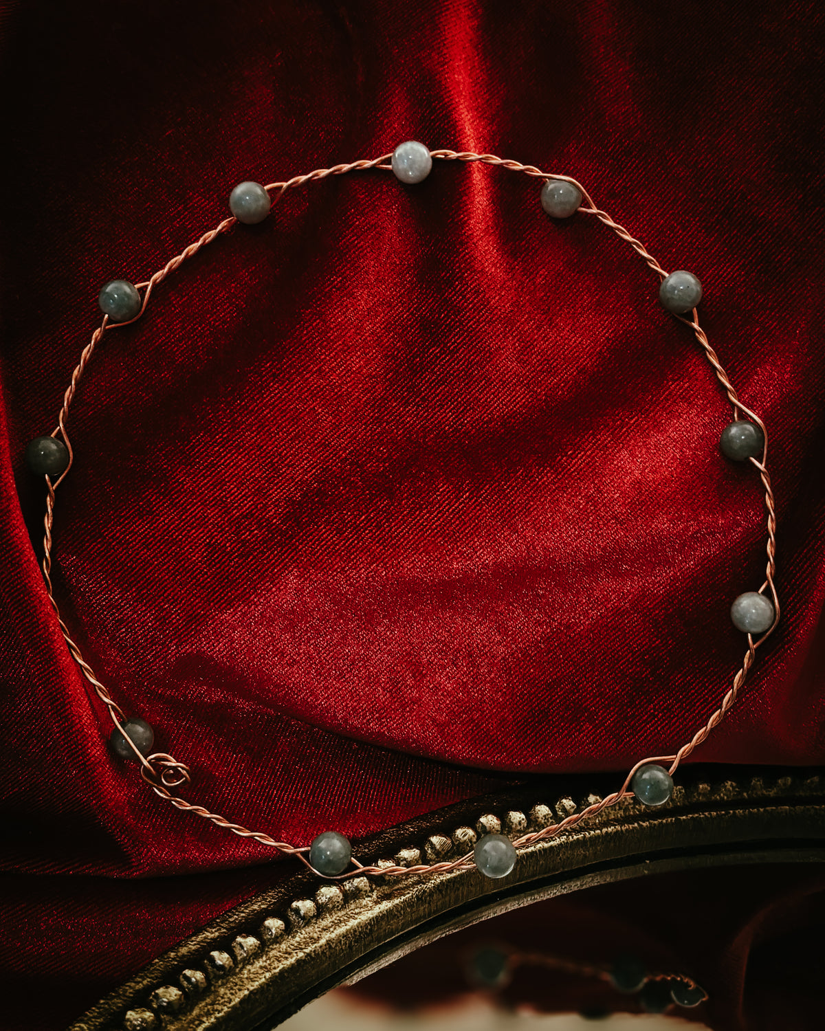 Jade Circlette - Jade and Copper - Standard Weight