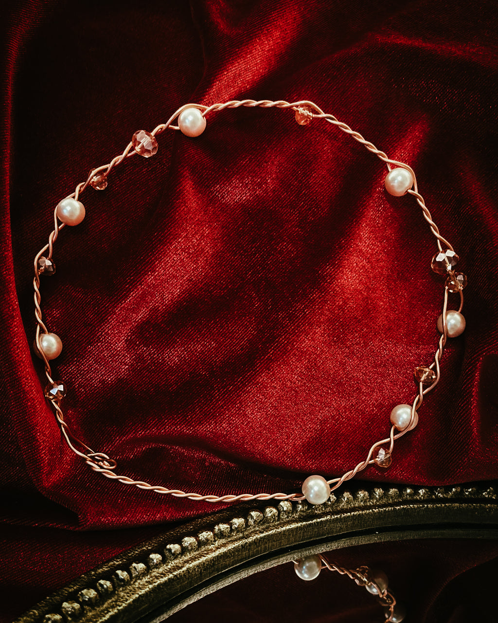 Pearl Circlette - Glass and Copper - Noble Weight