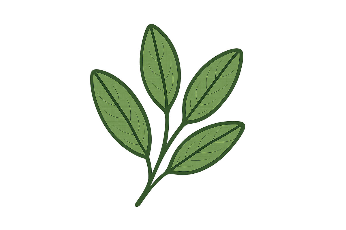 eucalyptus branch illustration